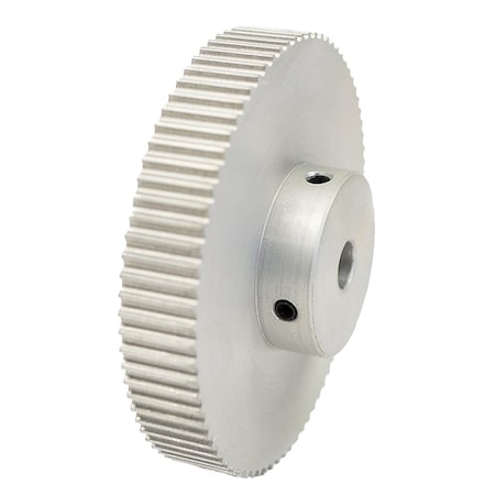 B&B Manufacturing 80-3P09-6A4, Timing Pulley, Aluminum, Clear Anodized,  80-3P09-6A4